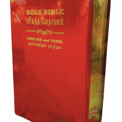 Bilingual Holy Bible Tamil - English Royal Leather Edition (Amity)
