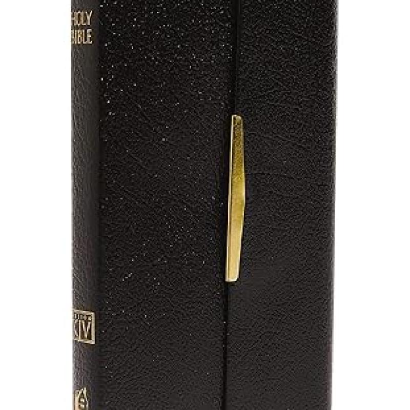 KJV, Checkbook Bible, Compact, Bonded Leather, Black, Wallet Style, Red Letter: Holy Bible, King James Version Bonded Leather – 5 March 2003
