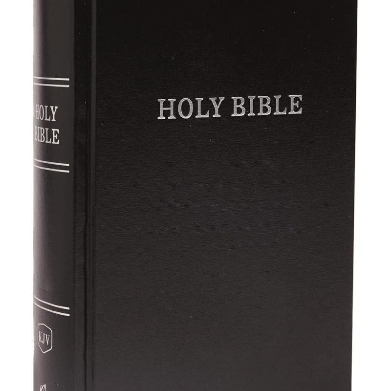 KJV, Pew Bible, Hardcover, Burgundy, Red Letter, Comfort Print: Holy Bible, King James Version Hardcover