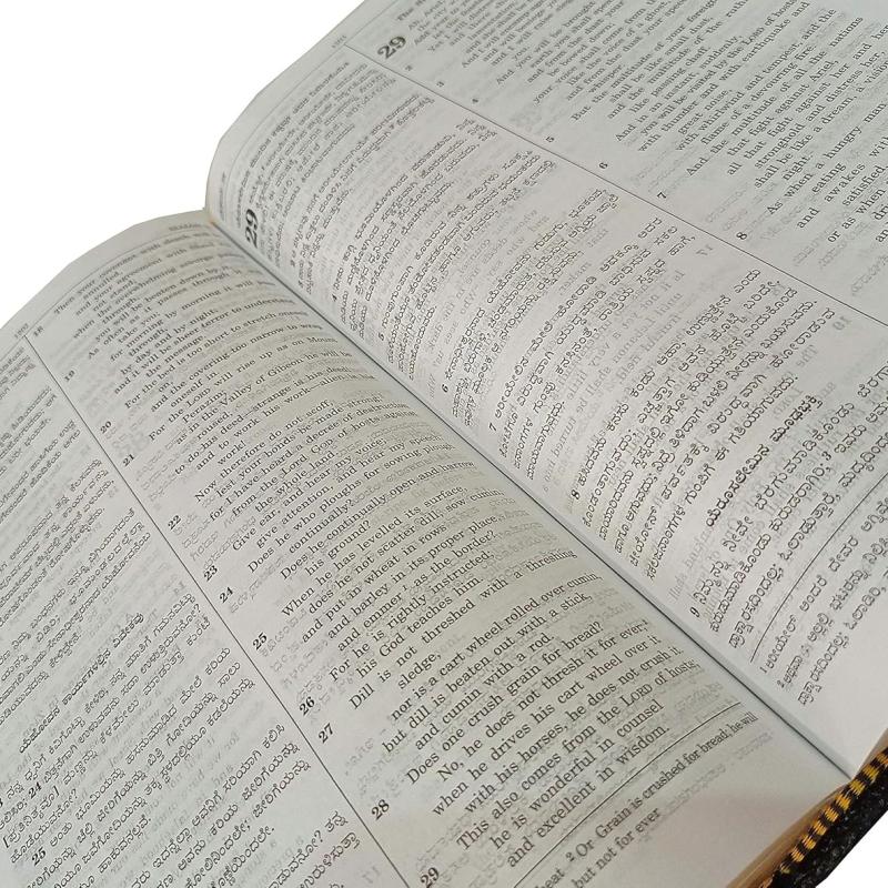Kannada (J.V.) - English (ESV) Diglot Royal Bible Contains Old And New Testament BSI Version  (Leather, Kannada, God's Word)