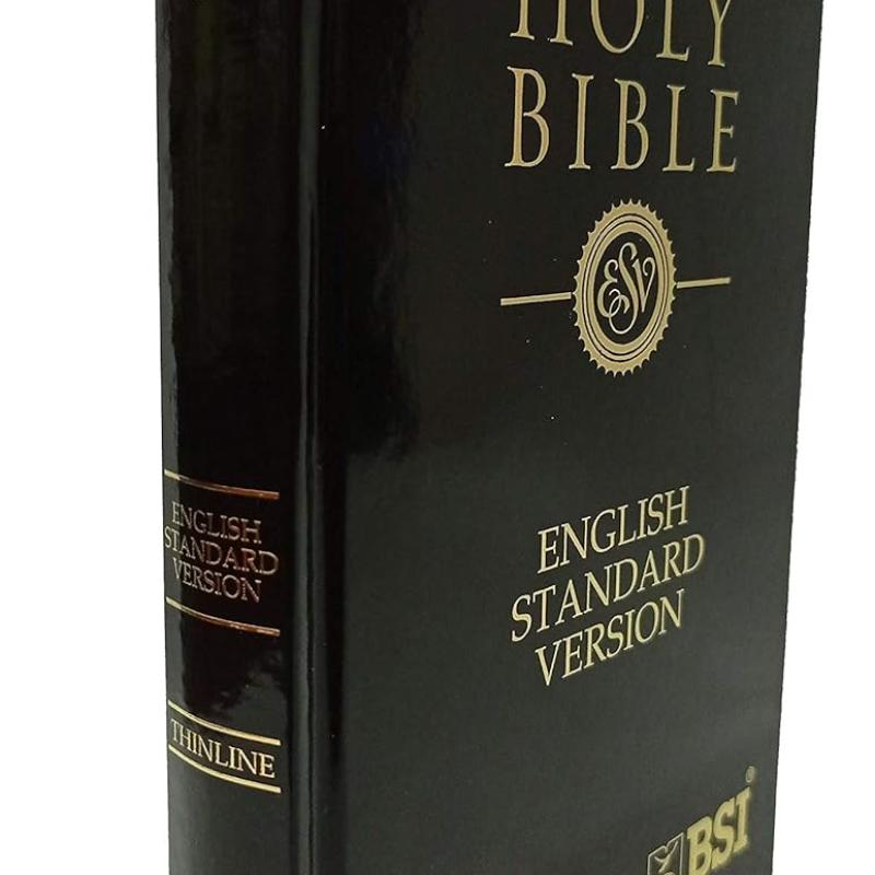 Holy Bible English Standard Version (ESV) Thinline Edition with Concordance Containing Old And New Testament BSI Hardcover