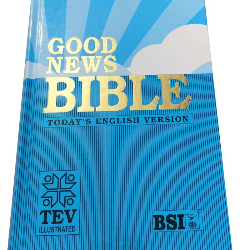 Good News Bible (GNB) Today's English Version Hb (Blue) Illustration/Index Regular Size 2024 Contains Old and Testament BSI Imitation Leather – 30 December 2023